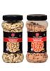 360 Roasted Whole Salty Cashews + Almonds Combo | Crunchy Badam, Crunchy Kaju | Protein Rich, Nutritious, Super Tasty | 1 Kg (500 Grams x 2) Jar view 1