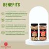 360 Roasted Whole Salty Cashews + Almonds Combo | Crunchy Badam, Crunchy Kaju | Protein Rich, Nutritious, Super Tasty | 1 Kg (500 Grams x 2) Jar view 4