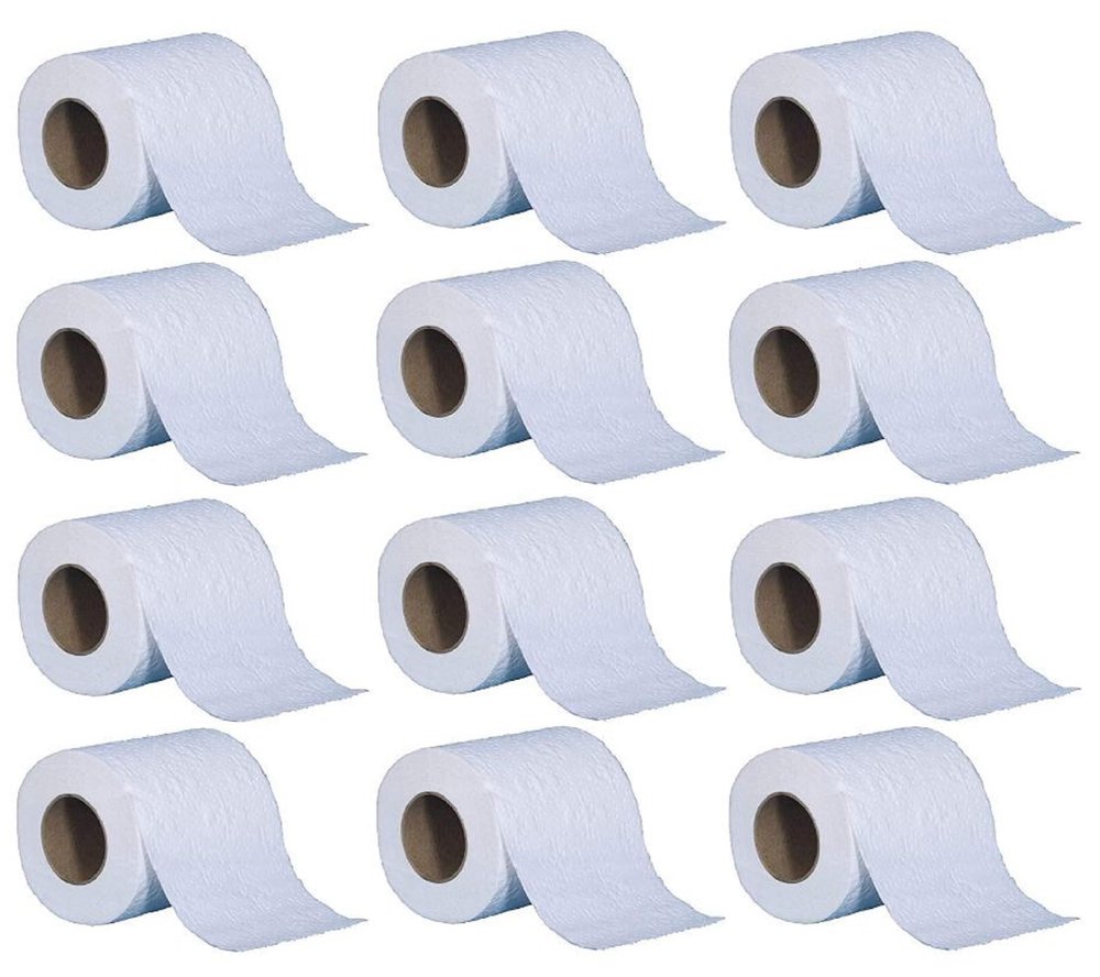 BROW Toilet Roll 12 rolls of 2 Ply 200 Pulls