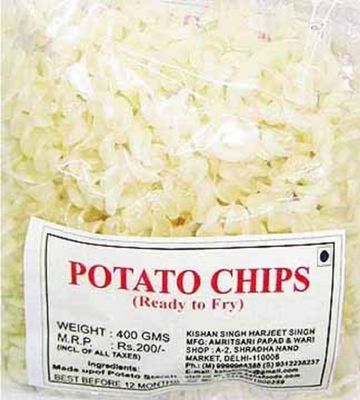 JEET BY KSHS Potato Twister Fryums Ready-to-Fry Papad Snacks Fryums (1600 GRM)