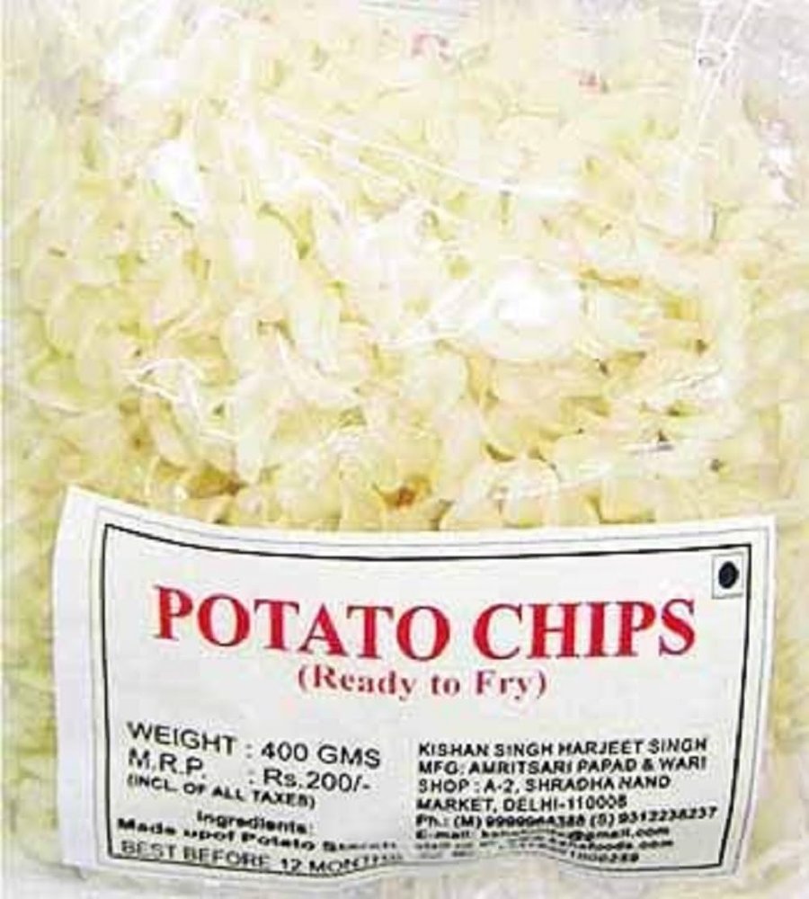 JEET BY KSHS Potato Twister Fryums Ready-to-Fry Papad Snacks Fryums (1600 GRM)