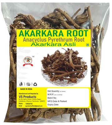 VS Products Akarkara Roots, 900g, Pellitory Root, Akarkara Asli, Anacyclus Pyrethrum