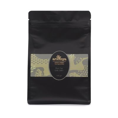 Aroomya Tea - Earl Grey Black Tea |100gm 50 Mugs | Bergamot Oil Infused, Citrus Flavoured, Enhance your Mood, Renew Yourself, Refreshing