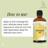 Earthen Echo | Pain Relief Oil | Suitable for all types of Muscle & Joint Pain | Effective & Natural Remedy | Massage Oil | Aromatherapeutic | Improves Blood Circulation | Aromatic Herbal Pain Killer | 100 ml view 4