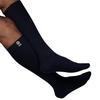 KUE Graduated Compression Socks For Women & Men|Daily Use, Running & Sports, Improved Blood Circulation & Pain Relief, Premium Fabric|Ankle & Knee Length|Pack of 2|Black - L/XL (S/M BlackGrey Combo) view 2