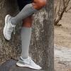 KUE Graduated Compression Socks For Women & Men 18-21 mmHg |Everyday Summer Socks - Fitness & Improved Blood Circulation, Pain Relief |Knee Length(Single Pair -Grey -S/M) view 4