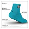 KUE Graduated Compression Socks | Women & Men|Formal, Sports, Running & Fitness|Improved Blood Circulation, Pain Relief, Recovery|Ankle Length|Combo Packs (Blue, S) view 4