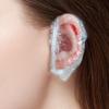 200PCS Clear Disposable Ear Protectors, Waterproof Ear Protectors for Bathing, Hair Colouring and Beauty Treatments view 1