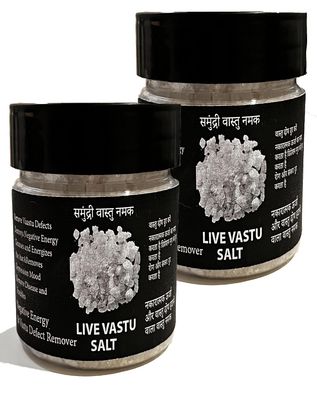 Live Vaastu Salt, Vastu Salt, Salt (500g) Khada salt Suddh Namak- Negative energy Cleanser/Remover Sea Salt - Traditional Crystal White Salt, Village Salt, Sabut Namak, Desi Namak