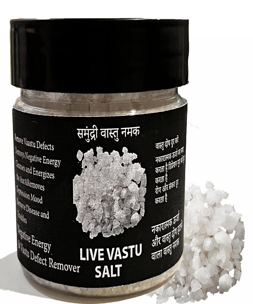Awadh Live Vaastu Salt,Vastu Salt,Salt(250 Gram)Khada Salt Suddh Namak- Negative Energy Cleanser/Remover Sea Salt-Traditional Crystal White Salt,Village Salt,Sabut Namak,Desi Namak