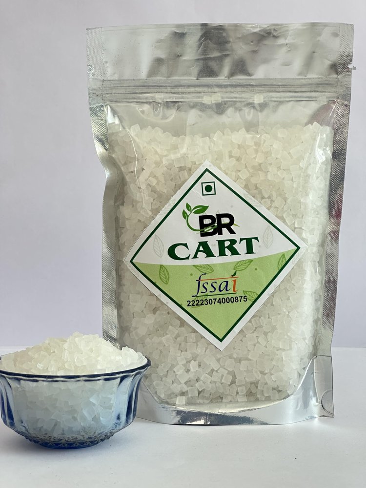 BR Cart White Mishri | Cutting Mishri | Mishri Dana | Sweet Sugar Crystal Mishri Dana In White Color Pack Of 1 (500 gm)