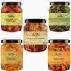 2.5kg- Combo Pickle pack 5 in 1- Amla Pickle 500gm + Mango Pickle 500gm + Kamal Kakri Pickle 500gm + Carrot Pickle 500gm+ Pounded Rajasthani Green Chilli Pickle 500gm view 1