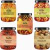 2.4kg- Combo Pickle Pack 5 in 1- Haldi Pickle 500 gm, Tomato Pickle 400 gm, Mixed Pickle 500 gm, Gobhi Pickle 500 gm & Mushroom Pickle 500 gm view 1