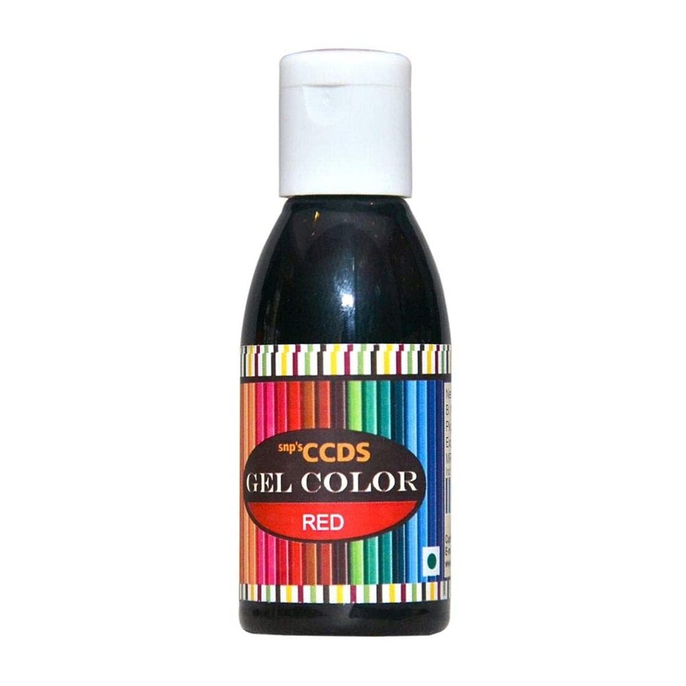 CCDS Food Gel Colour, Super Red- Pack of 2