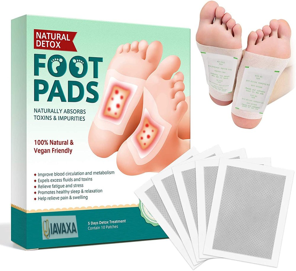 Detox Foot Patches, Pain Free Foot Pads for Stress Relief Sleep, Remove Toxins Cleansing Detox Foot Patches Kit for Release Body,Natural ingredients Ginger Adhesive Foot And Body (PADS DETOX PAD K 50)