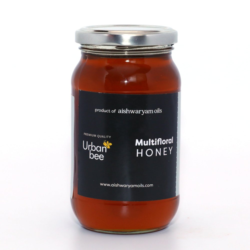 Aishwaryam Oils's I Urban Bee Multi Floral Honey 500gm I 100% Pure I No Sugar Adulteration