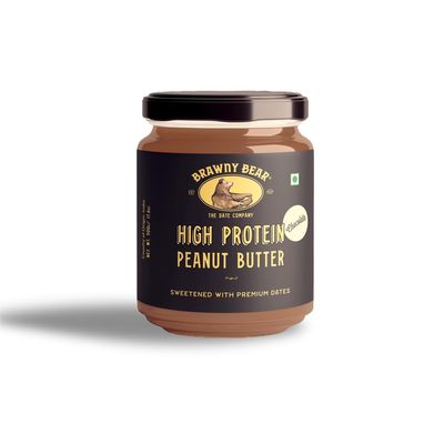 Brawny Bear High Protein Peanut Butter Chocolate Flavour, Nut Butter - 10G Protein Per Serve, 100% Natural Sweetened with Dates, Healthy Chocolate Spread with No Added Sugar, Vegan 200 gm