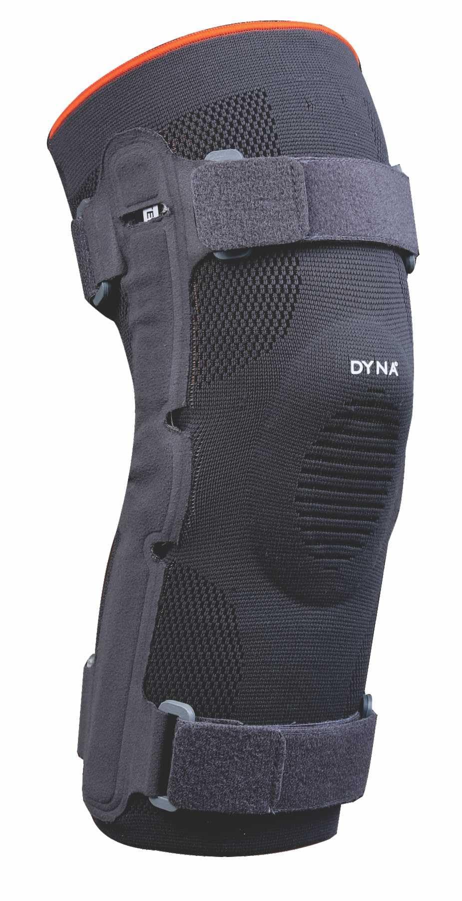 Dyna 3D Hinged Knee Brace (Small Right, Grey)