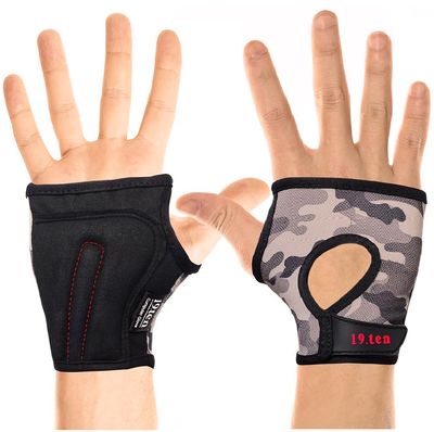 19.ten Wrist Spandex Wrist Support Fingerless Gloves for Prevent and Protect Palm from Repetitive Stress Sprain Injuries Pain Relief Carpal Tunnel Brace Gloves (Extra Small, Grey Camo)