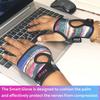 19.ten Wrist Spandex Wrist Support Fingerless Gloves for Prevent and Protect Palm from Repetitive Stress Sprain Injuries Pain Relief Carpal Tunnel Brace Gloves (Extra-Small, Rainbow) view 3
