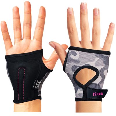 19.ten Women Wrist Spandex Wrist Support Fingerless Gloves for Prevent and Protect Palm from Repetitive Stress Sprain Injuries Pain Relief Carpal Tunnel Brace Gloves (Large, Gray)