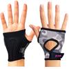 19.ten Women Wrist Spandex Wrist Support Fingerless Gloves for Prevent and Protect Palm from Repetitive Stress Sprain Injuries Pain Relief Carpal Tunnel Brace Gloves (Large, Gray) view 1