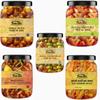 2.5kg- Combo Pickle Pack 5 in 1- Garlic Pickle 500 gm, Mixed Pickle 500 gm, Karonda Pickle 500 gm, Gobhi Pickle 500 gm & Haldi Pickle 500 gm view 1