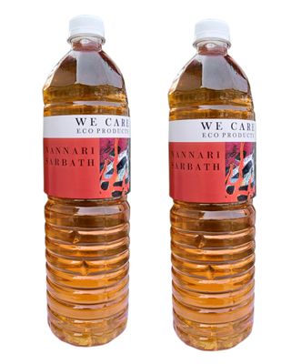 We Care Eco Products Nannari Sharbat | Nannari Syrap | Naruneendi Sarbath | Natural Refreshing Drink Nanari Sarbath Syrup From Kerala (2000 ml)