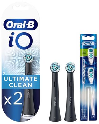 Oral B IO Electric toothbrush replacement brush heads & Oral B CrossAction Power Toothbrush Replacement Head (Soft)