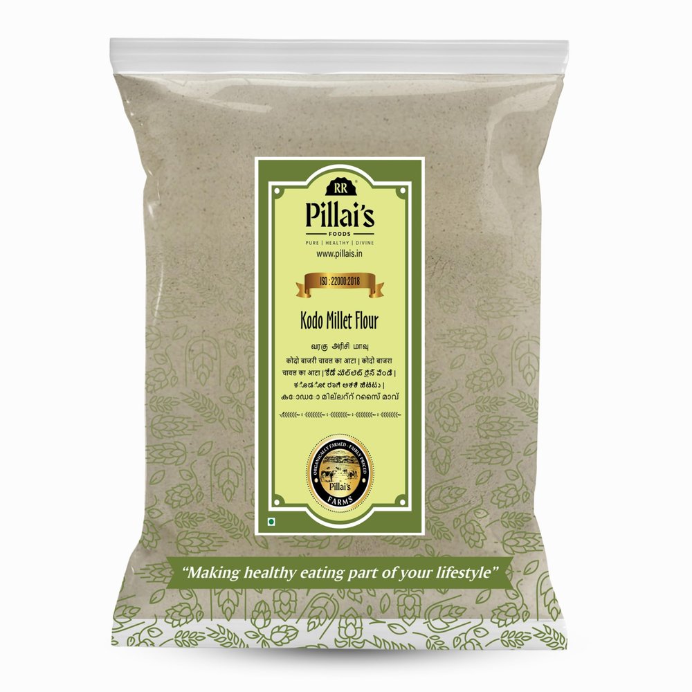 RR PILLAI'S Premium Kodo Millet Flour - 500g, Gluten-Free & High Fiber