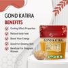 BrijBooti Gond Katira Pure Edible Gum-(250 Gr) | A Grade | Tragacanth Gum Crystals | Kathila Gum | High Cooling Properties | 100% Natural | Astragalus Gummifer | FSSAI, GMP, ISO Certified view 2