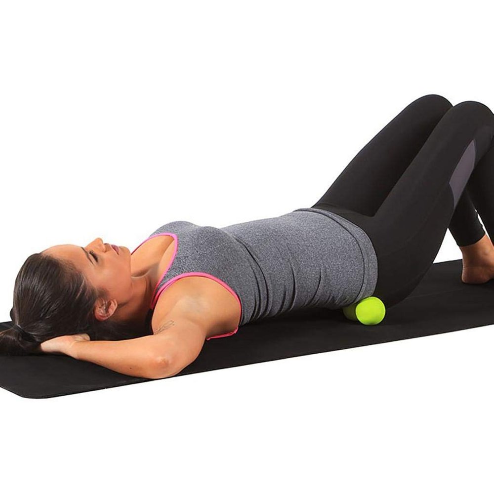 Moxic Peanut Massage Ball Double Lacrosse Myofascial Release Massager Tool Green