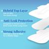everteen Relax Nights Ultra Thin XXL Sanitary Pads for Women, Rash Free Sanitary Napkins for Heavy Flow, Cotton Pads with Wider Back, Pack of 2 (80 Pads Each, 320mm) view 4