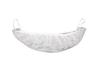 SuBaA Premium White Washable Hairnet Beard Cover - Breathable Fabric, Lightweight - 50pcs - Ideal for Food & Processing Industries, Hotels Hygiene | Reusable, Protective Beard Nets for Men (50) view 3
