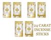 24 Carat Premium 120G AGARBATTI Zipper Pouch Pack of 6 (120G*6) Made with Essential Oil-Premium Fragrance+Made with Women Power-Feel Fresh-Gives You HOLY Feel view 2