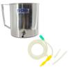 Bos Medicare Surgical Enema Kit Stainless Steel 1000 ML | Deluxe Quality Enema Bag with Nozzle for Colon Cleansing, Detox, Constipation Relief, Reusable & Durable Medical Enema Equipment (Pack of 1) view 1