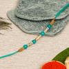 eCraftIndia, Pearl Rakhi with Ferrero Rocher (4 pcs) and Roli Chawal Pack, Raksha Bandhan Greeting Card view 2