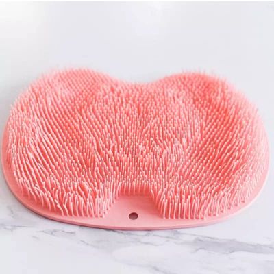 WROPZO Shower Foot Massager Scrubber, Reduces Foot Pain, Non Slip with Suction Cups | 30 x 23 cm | Multicolor
