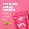 YogaBar Premium Green Raisins 500 grams| Kishmish |100% Fresh Pure Seedless Kismis Raisins|Munakka Dry Fruit|Rich in Iron, Calcium, Vitamin B & Boosts Immunity |Healthy Snacks|Dry Fruit Gift Pack view 3