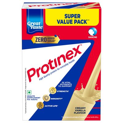 Protinex Health Supplement And Nutritional Protein Mix For Adults,1 Kg,Creamy Vanilla Flavor,(Bib) With 25 Vital Nutrients To Support Strength,Immunity & Active Life,Soy,28 Servings