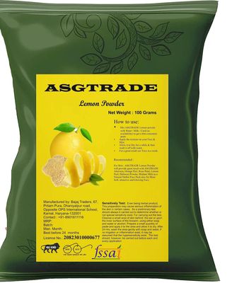 Hair Removal Powder | Herbal Wax Powder | For All Hair & Skin Types, Hands, Legs, Underarms, Bikini Area | Natural & Organic Waxing Powder for instant hair removal |For Men & Women (Lemon Flavour)