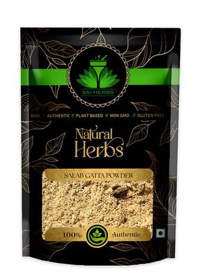 SAI HERBS Salep Orchid Root Powder - Salab Gatta Powder - Pure & Natural (1 KG)