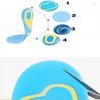 Aeoss 1 Pair Orthopedic Arch Support Massage Silicone Anti-Slip Soft Gel Sport Sport Insole Pad Foot Care For Man Women view 3