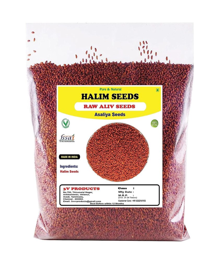 3V PRODUCTS Halim Seeds 150g | Asaliya Seeds | Aliv Seeds | Haleem Seeds | Garden Cress