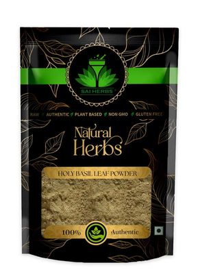 SAI HERBS Holy Basil Leaf Powder - Niaz Bu Burge Tulsi Powder - Pure & Natural (1 KG)