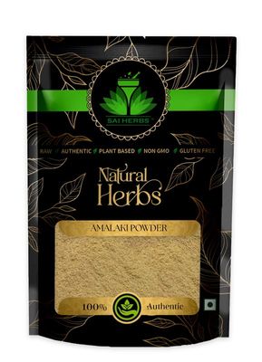 SAI HERBS Amalaki Powder - Emblica Officinalis Powder - Pure & Natural (100 Grams)