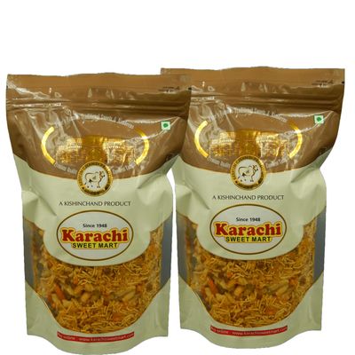 KARACHI SWEET MART Farsan Mixture 500g (Pack of 2, 250g x2)