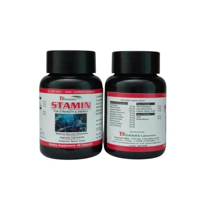 BIOHANS Stamin For Strength & Energy Dietary Supplement (60 Capsules)