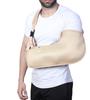 EASEFIT Arm Supporter Arm Sling Pouch Belt with Elbow Support, Arm Immobilizer Brace for Fracture, Sprain, Dislocation and Pain Relief (S, Cream) view 2