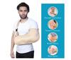 EASEFIT Arm Supporter Arm Sling Pouch Belt with Elbow Support, Arm Immobilizer Brace for Fracture, Sprain, Dislocation and Pain Relief (S, Cream) view 4